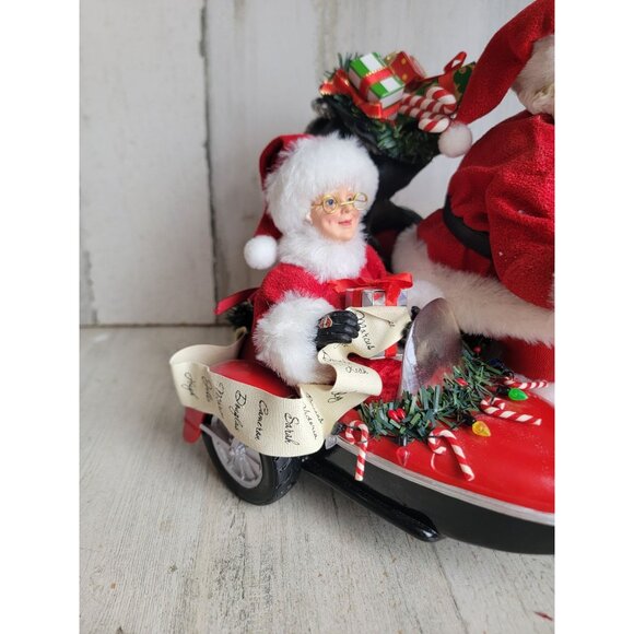 Clothtique possible dreams good day for a ride RARE Harley-Davidson Santa Mrs Cl - Picture 3 of 10
